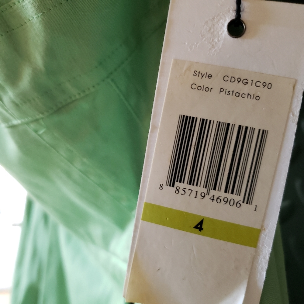 BNWT CALVIN KLEIN pistachio empire waist with POCKETS (4) - Picture 8 of 12